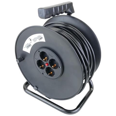 Cavo Elettrico 4 Schuko Bobine Di 50 M