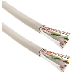 Bobina Matassa Di Cavo Di Rete Lan Ftp Categoria Cat. 6 24awg Rigido Cca Grigio 305m en oferta