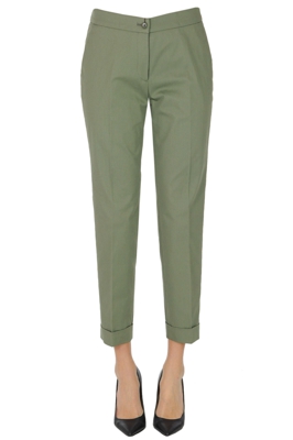Cotton cigatette trousers