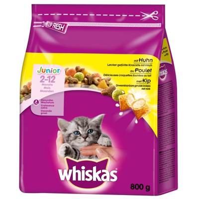 Crocchette Whiskas Junior Pollo - 1,9 kg
