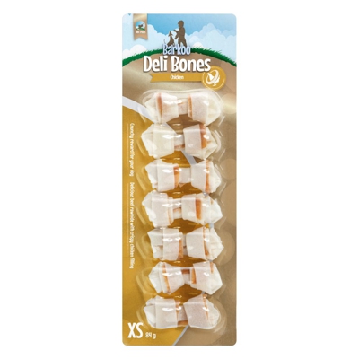 Barkoo Ossi annodati Deli Bones Chicken - Set %: XS, 21 pz da 5 cm (252 g)