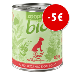Prezzo speciale! 24 x 800 g zooplus Bio - Anatra con Patate dolci & Zucchine (senza cereali) precio