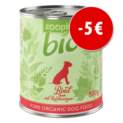 Prezzo speciale! 24 x 800 g zooplus Bio - Anatra con Patate dolci & Zucchine (senza cereali)