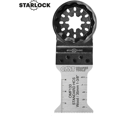 Cmt Orange Tools - OMF133-X5 5 LAME TAGLIO LEGNO/PLASTICA E-CUT S HCS 35x50mm SL