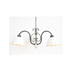 Cruccolini - Lampade linea vintage lampadario 3 luci ceramica gialla precio