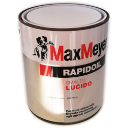 Rapidoil smalto lucido 2,5lt per legno e ferro ral 4000, colore ral 4004 - viola bordeaux en oferta