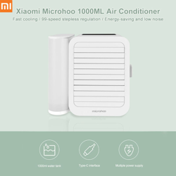 Mini ventola di climatizzazione personale Microhoo con controllo touch, display digitale, potente raffreddamento ad acqua, raffreddamento e en oferta