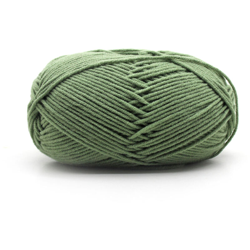 Cotone al latte 4 capi di cotone lana medio fine verde oliva en oferta