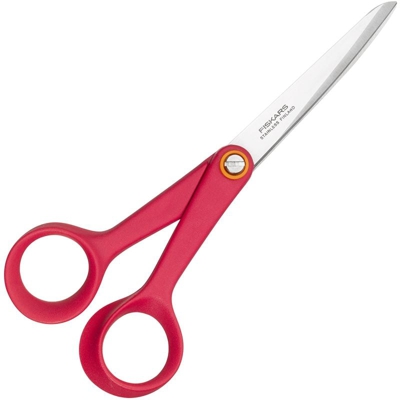Fiskars Inspiration Forbici, Ruby, Acciaio Inossidabile, Rosso, 1 x 8.5 x 17 cm