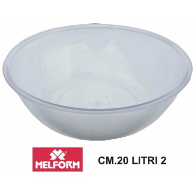 Insalatiera Diamond Cm.20 Lt.2 Trasparente