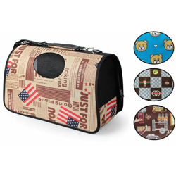 Eden Store - Trasportino gatto cane piccola taglia traspirante borsa tracolla pieghevole en oferta