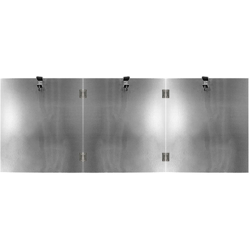 Riflettore a concentrazione di calore 3PCS riflettore in alluminio argento energia termica características