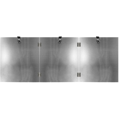 Riflettore a concentrazione di calore 3PCS riflettore in alluminio argento energia termica