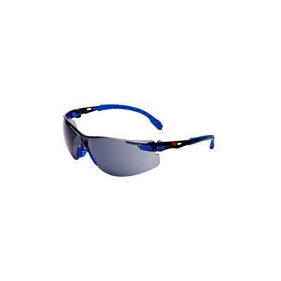 Solus S1102S occhiali di sicurezza, antinebbia, lenti trasparenti, blu/nero telaio