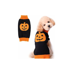 Halloween zucca animale domestico maglione vacanze festa per gatto e bambolotto per cani di piccola taglia - Petcare en oferta