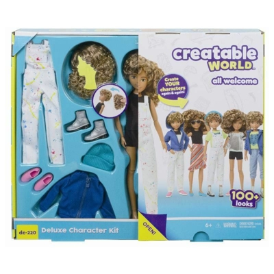 Bambola Deluxe Capelli Biondi Ricci Creatable World GGG56 - Mattel