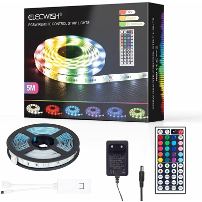Striscia LED 5m Striscia RGB multicolore con telecomando