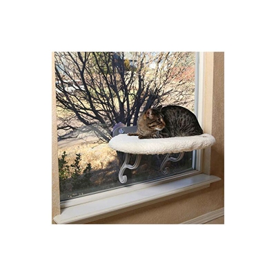 Cuscino da davanzale per Gatto Universal Mount Kitty Sill | Cuccia da Finestra per Gatti | Pile - K&h Pet