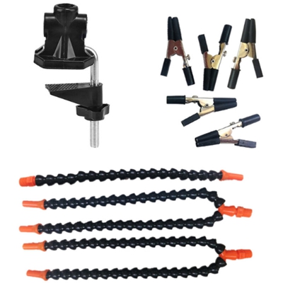 Stazione di saldatura semplice multifunzionale a 3 fori a 5 bracci Saldatura fai-da-te PCB strumento di riparazione del circuito stampato modello