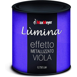 Max Meyer - MAXMEYER - LUMINA FINITURA METALLIZZATA PER INTERNI EFFETTO METALLIZZATO VIOLA 750 ML características
