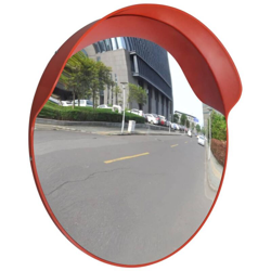Specchio per Traffico Convesso Plastica PC Arancione 60 cm - Youthup en oferta
