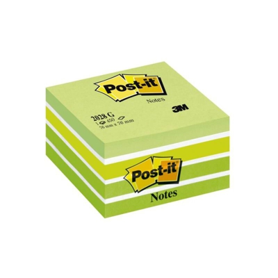 Post-It 2028-G etichetta autoadesiva Verde, Bianco 1 pezzo(i)