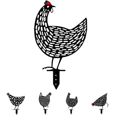 Pollo Artigianato Decorazione del giardino / Decorazione del prato (Tipo B)
