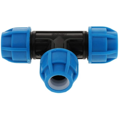 Connettore a T per tubo da giardino Raccordo di accoppiamento in plastica Connettore per tubo da giardino Accoppiatore per tubo da giardino - 20 mm