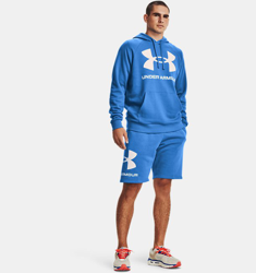 Felpa con cappuccio UA Rival Fleece Big Logo da uomo precio