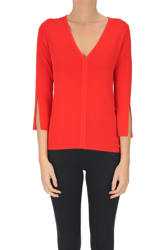 Viscose-blend pullover características