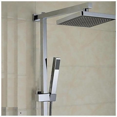 Rubinetto Doccia Con Doccia A Pioggia E Doccia A Mano