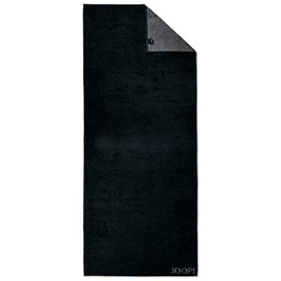 Asciugamano Per Sauna Classic 1600, Colore Nero, Dimensioni 80 X 200 Cm