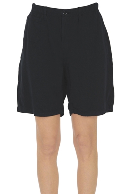 Cotton-blend bermuda