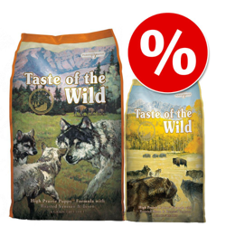 Set Transition! Taste of the Wild - High Prairie - verso la vita adulta - 2 kg Puppy + 2 kg High Prairie Canine características