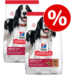 Set risparmio! 2 x Hill's Science Plan - 2 x 14 kg Mature Adult 7+ Medium Light con Pollo precio