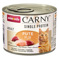 Animonda Carny Single Protein Adult 6 x 200 g - Tacchino puro características