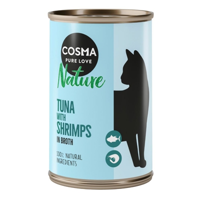 Cosma Nature 6 x 140 g - Pollo & Salmone
