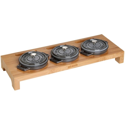 Staub - Supporto in Bambu' per Mini Cocotte
