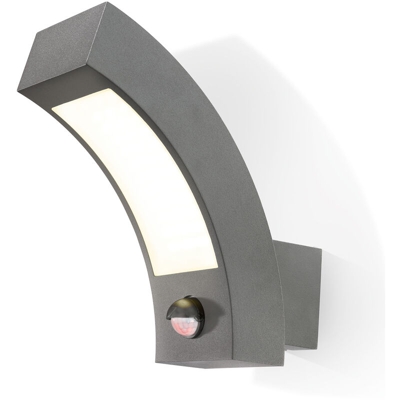 Applique a LED da esterno con sensore, luce bianca neutra, 4000K, 320lm, 4,5 watt. Lampada da parete 201509