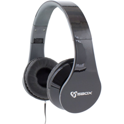 Cuffie Stereo con microfono HS-501B Nero - Sbox en oferta
