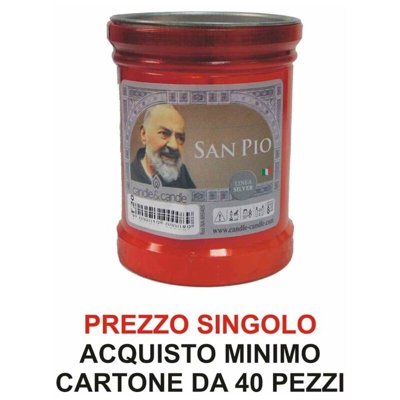 Bighouse It - LUMINO CERA PICCOLO ROSSO T20 DURATA 1 G. GR.120