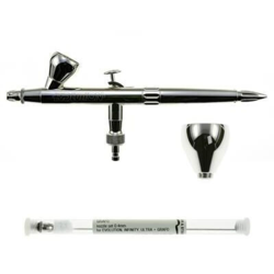 Harder & Steenbeck Evolution Silverline Two in One Doppia azione Pistola aerografo Ø ugelli 0,2 + 0,4 mm características