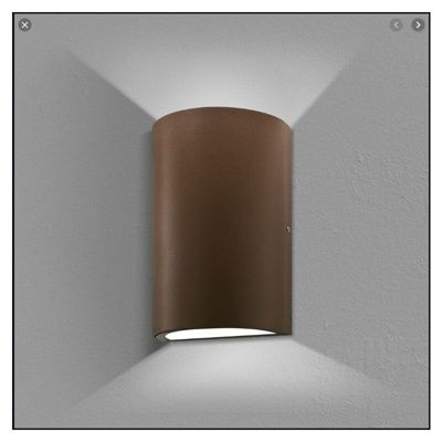 UPDOWN LED 2x5W-230V 4000K S.C. BIANCO - Lampo