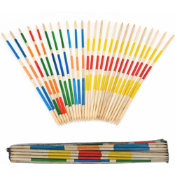 Mikado Gioco Bastoncini Legno, Gioco da Tavolo Shangai Bastoncini Strategia, Gigante, 75cm características