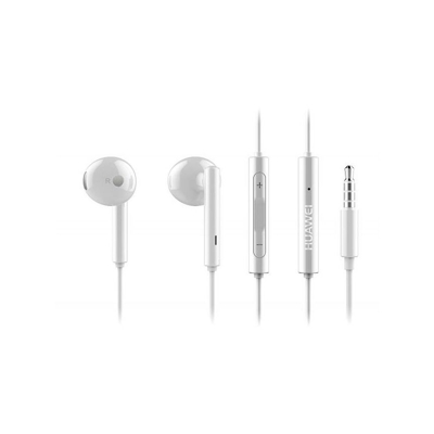 Huawei AM116 Cuffia Auricolare Argento, Bianco