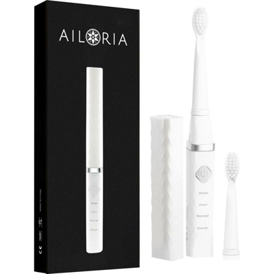 FLASH TRAVEL FT-271W Spazzolino da denti elettrico Spazzolino sonico Bianco, Argento - Ailoria