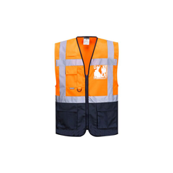 Rs Pro - Gilet Executive Varsavia | Large - OrNa - NEUTRO (SENZA PERSONALIZZAZIONE) - Orange Navy características