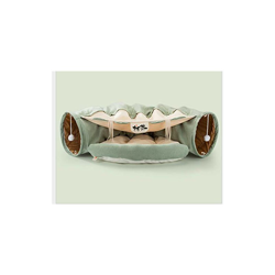 Gatto Tunnel Pet Cat Play Tunnel Tube Gattini Giocattolo Pieghevole Gatto Tunnel Giocattolo Raschel Tunnel per Gatti - Kaburger en oferta