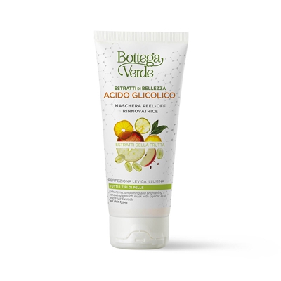 Estratti di bellezza - Maschera peel-off rinnovatrice - acido Glicolico estratti della Frutta