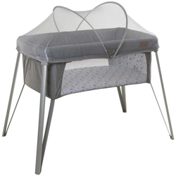 Lettino Da Viaggio Con Zanzariera Grigio 64655 precio